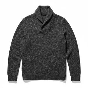 G Star Raw Men’s Long Sleeve Cowl Neck Dark Gray Lightweight Sweatshirt Medium